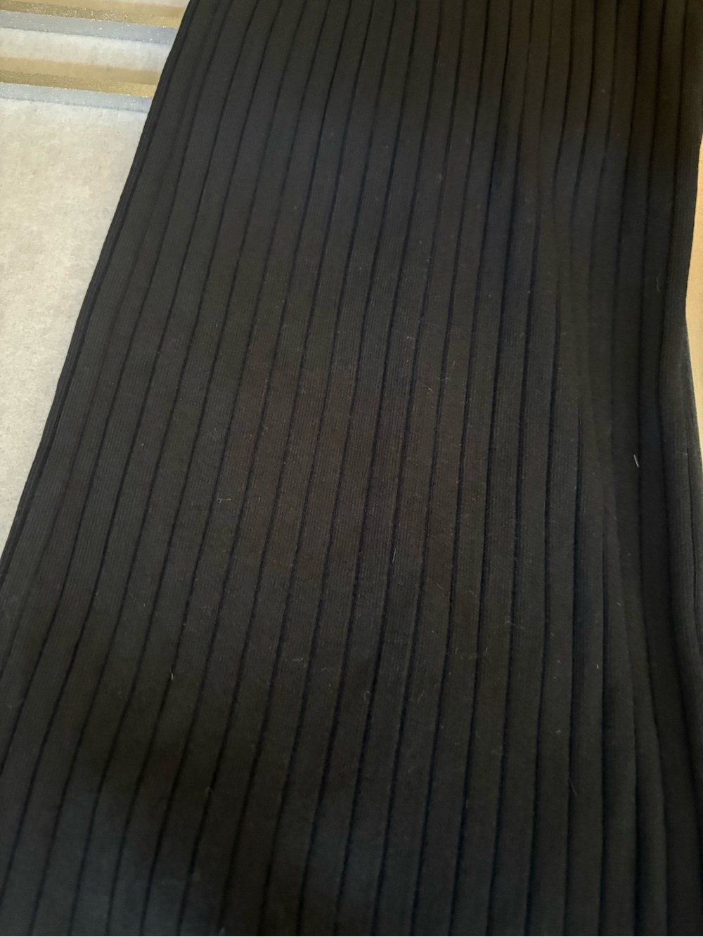 Universal Standard Black Ribbed Boot-Cut Pants - Picture 2 of 7